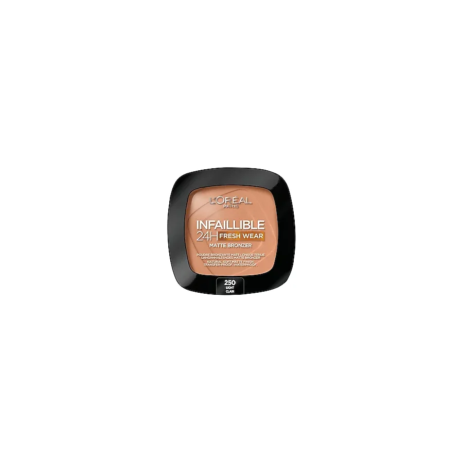 L'Oreal Paris Infaillible 24H Fresh Wear Matte 250 Light Clair Bronzer
