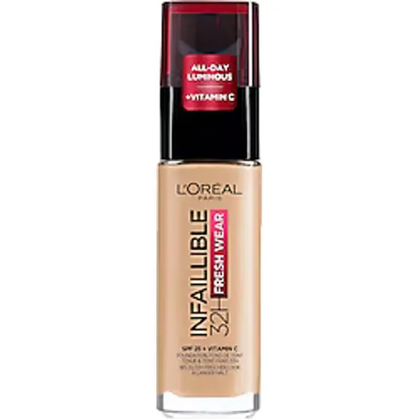 L'Oreal Paris Infaillible 32H Fresh Wear C Vitaminli 120 Golden Vanilla 30 ml Likit Fondöten