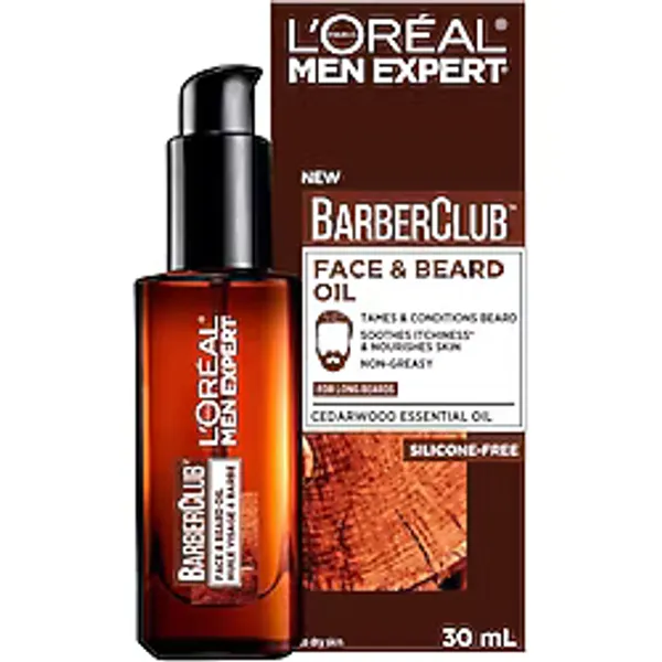 L'Oreal Paris Men Expert Barber Club Uzun Sakal ve Cilt Temizleme Yağı Serumu 30ml