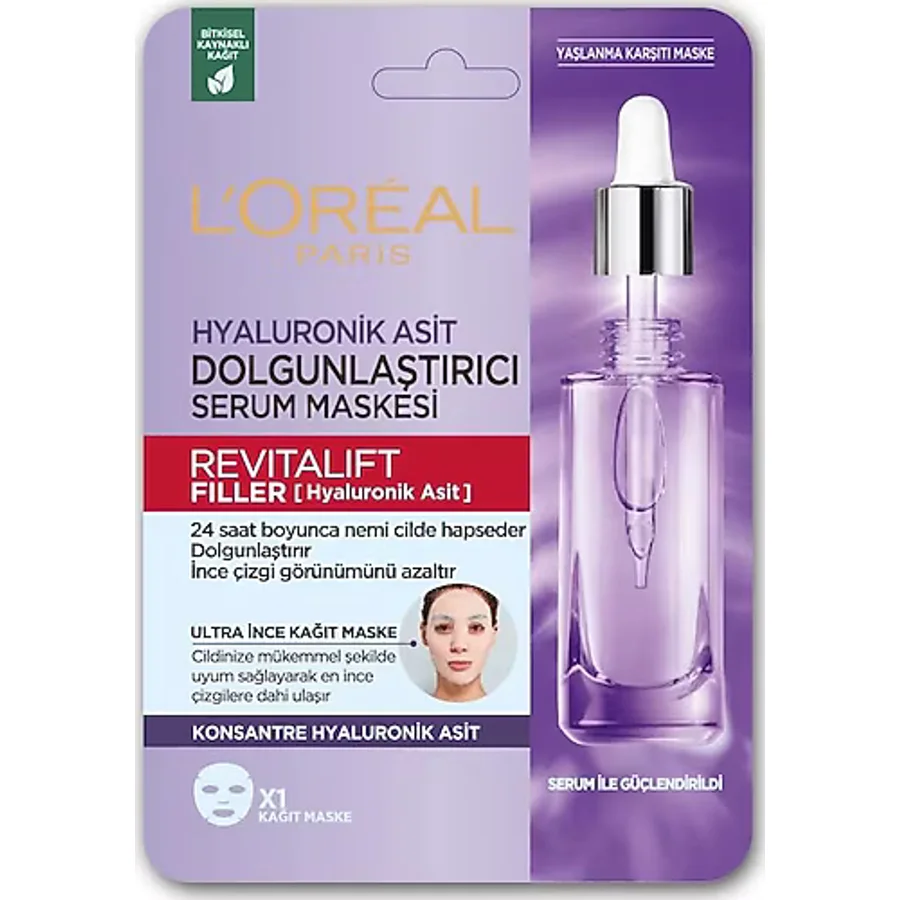 L'Oreal Paris Revitalift Filler Dolgunlaştırıcı Serum Maske