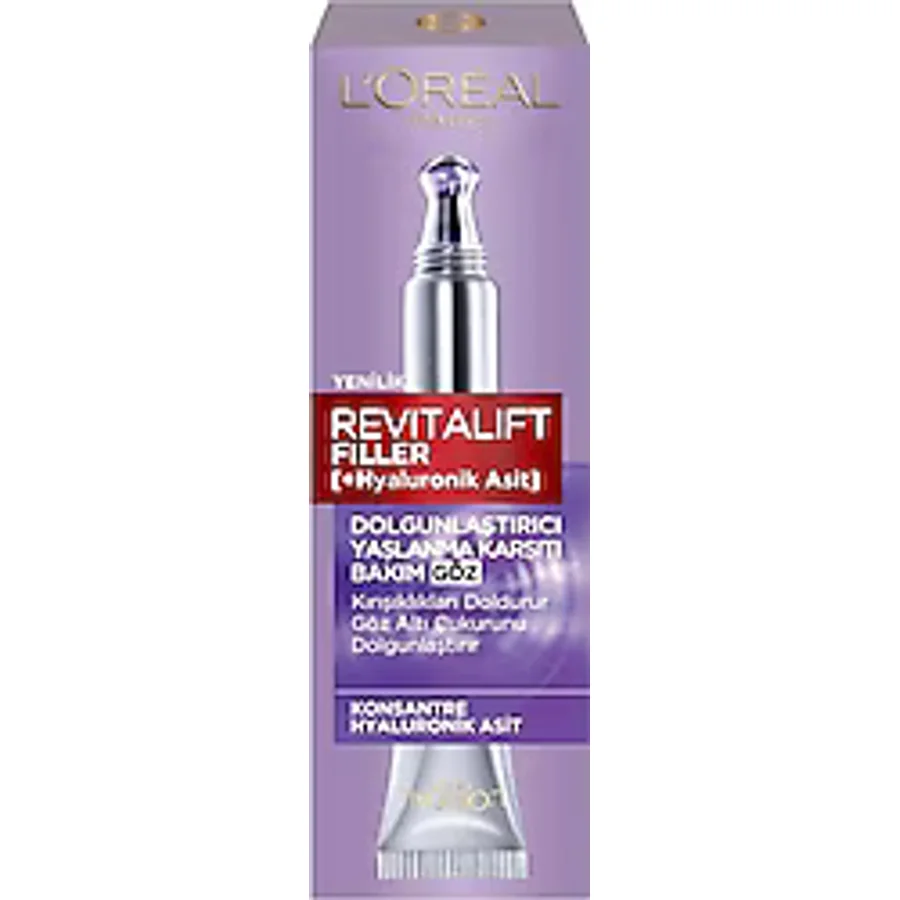 L'Oreal Paris Revitalift Filler Dolgunlaştırıcı Yaşlanma Karşıtı Göz Bakım Kremi 15 ml