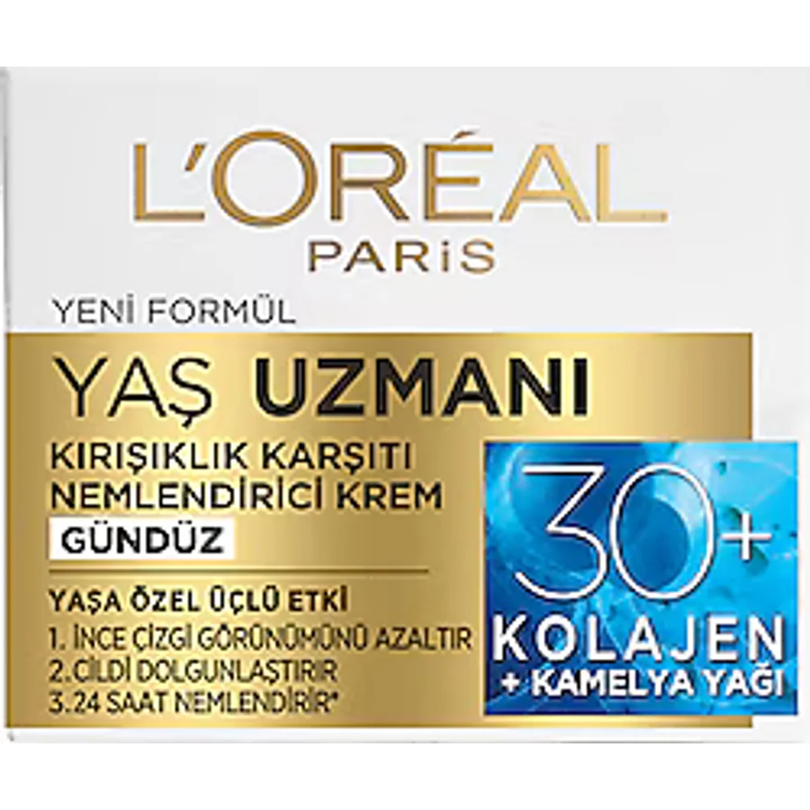 L'Oreal Paris Yaş Uzmanı 30+ Kırışıklık Karşıtı Yenileyici Krem 50 ml