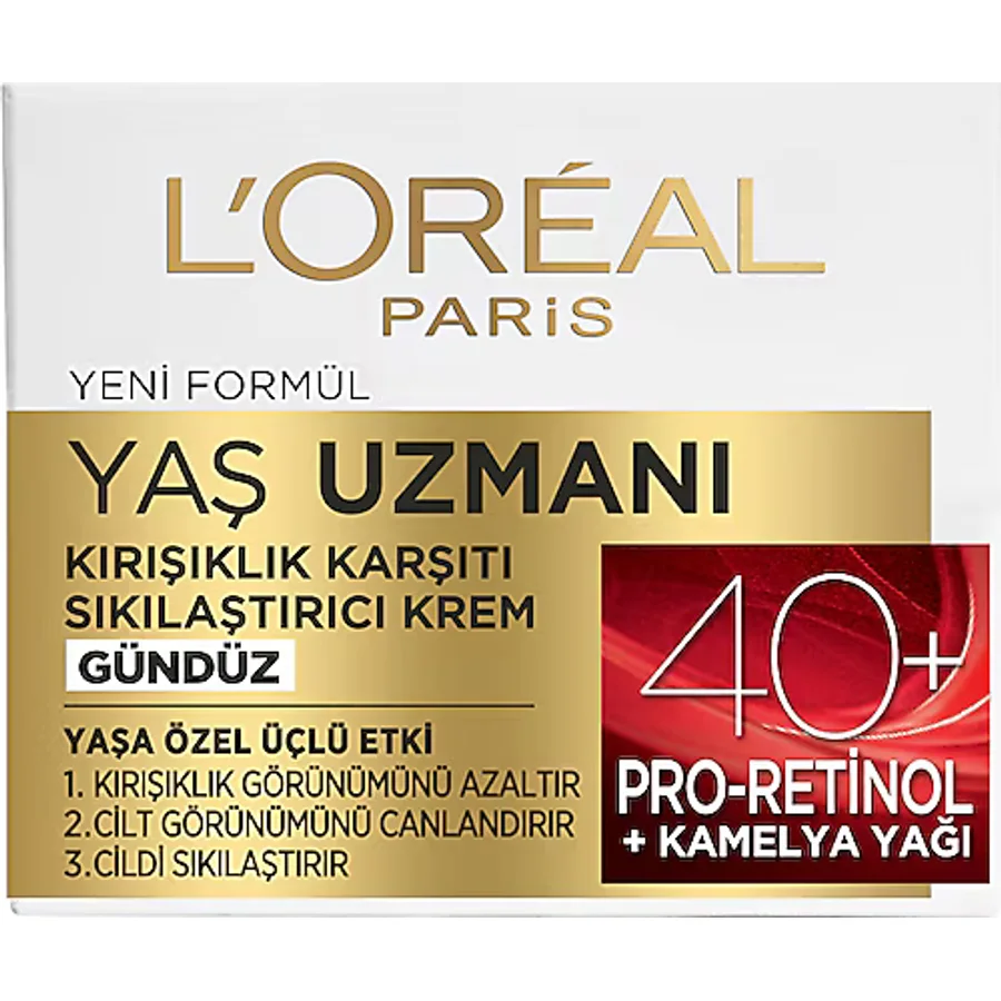 L'Oreal Paris Yaş Uzmanı 40+ Kırışıklık Karşıtı Yenileyici Krem 50 ml