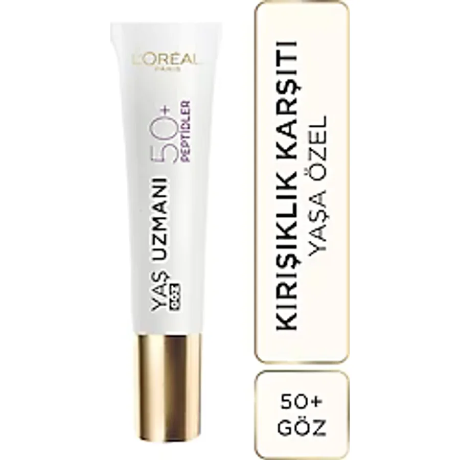 L'Oreal Paris Yaş Uzmanı 50+ Kırışıklık Karşıtı Yenileyici Göz Kremi 15 ml