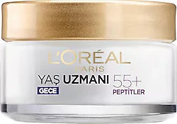 L'Oreal Paris Yaş Uzmanı 55+ Peptitler Kırışıklık Karşıtı 50 ml Gündüz Kremi