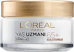 L'Oreal Paris Yaş Uzmanı 65+ SPF 20 Kırışıklık Karşıtı ve Besleyici 50 ml Gündüz Kremi