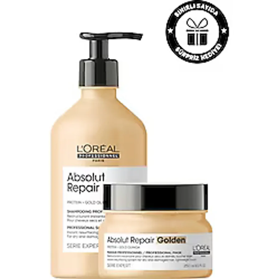 L'Oreal Professionnel Serie Expert Absolut Repair Yıpranmış Saçlar İçin Onarıcı Saç Bakım Seti