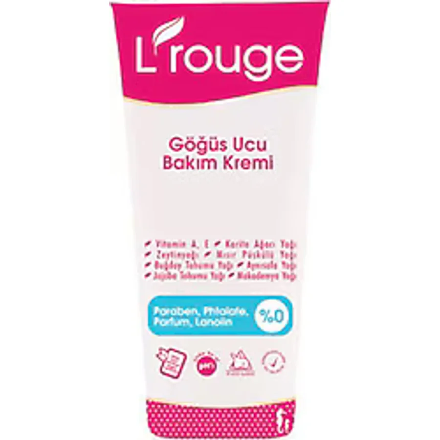 L'Rouge Moisturising Nipple Care Cream Göğüs Ucu Bakım Kremi 30 ml