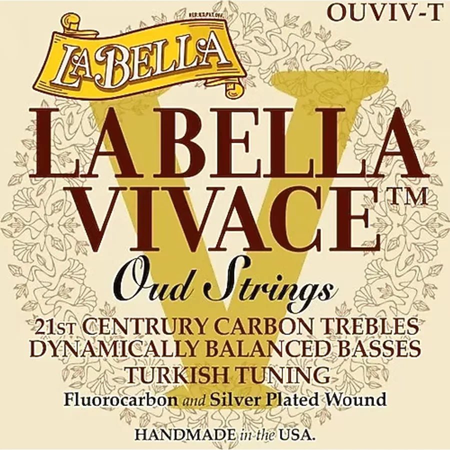 La Bella OUVIV-T Vivace Karbon Ud Teli (Türk Sistem)
