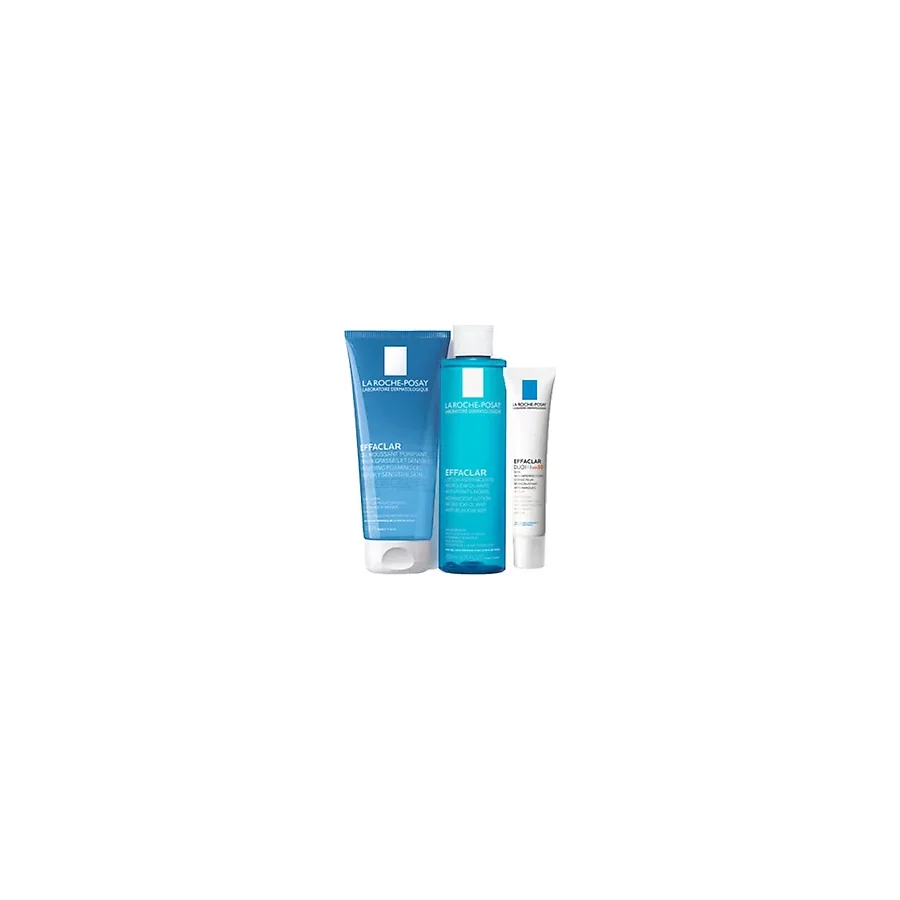 La Roche Posay Effaclar Güneş Korumalı Akne Bakım Seti Effaclar Duo Spf 30 Jel Tonik Orijinal Boy Set