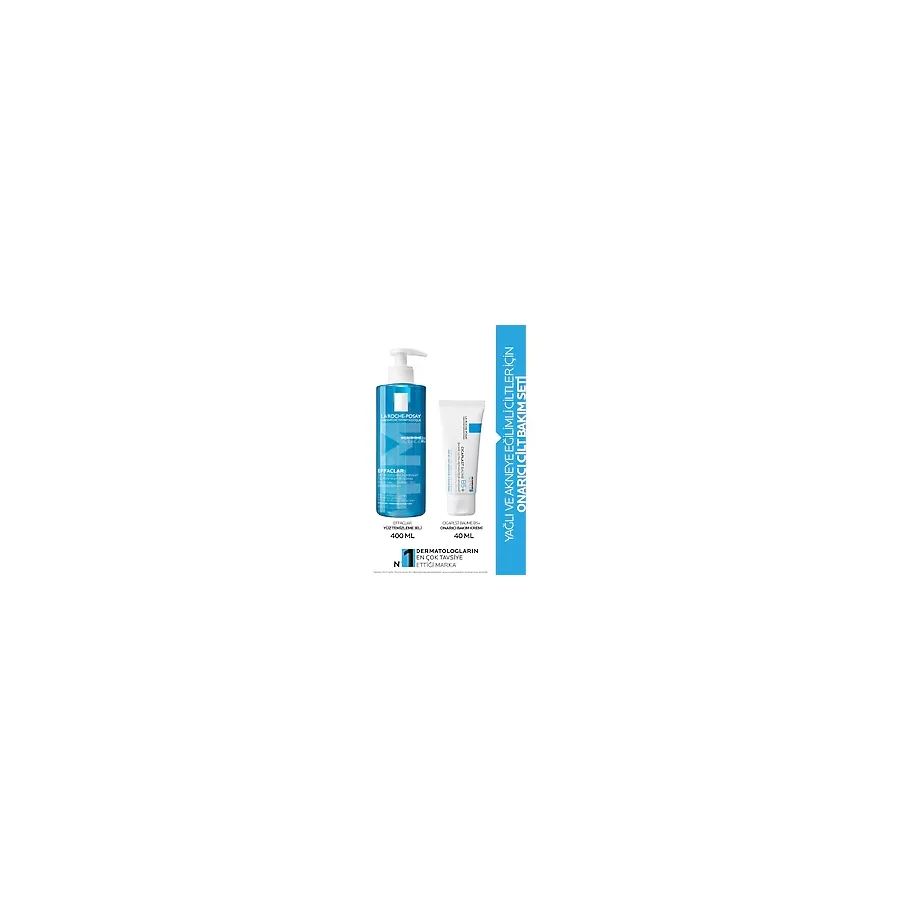 La Roche Posay Effaclar Yağlı ve Akneye Eğilimli Ciltler için Onarıcı Cilt Bakım Seti