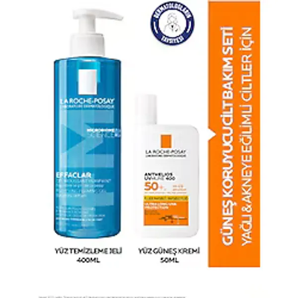 La Roche Posay Yağlı ve Akneye Eğilimli Ciltler için Güneş Bakım Seti