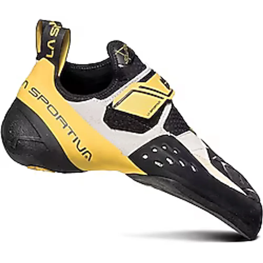 La Sportiva Solution Erkek Tırmanış Ayakkabısı - 40,5 - Beyaz - Sarı