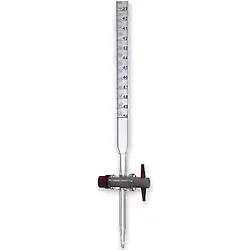 Lab Büret Düz, Musluklu - 25 ml