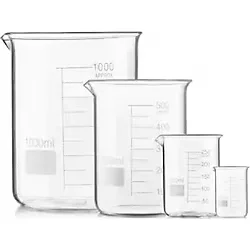 Lab Cam Beher Ölçü Kabı 400 ml