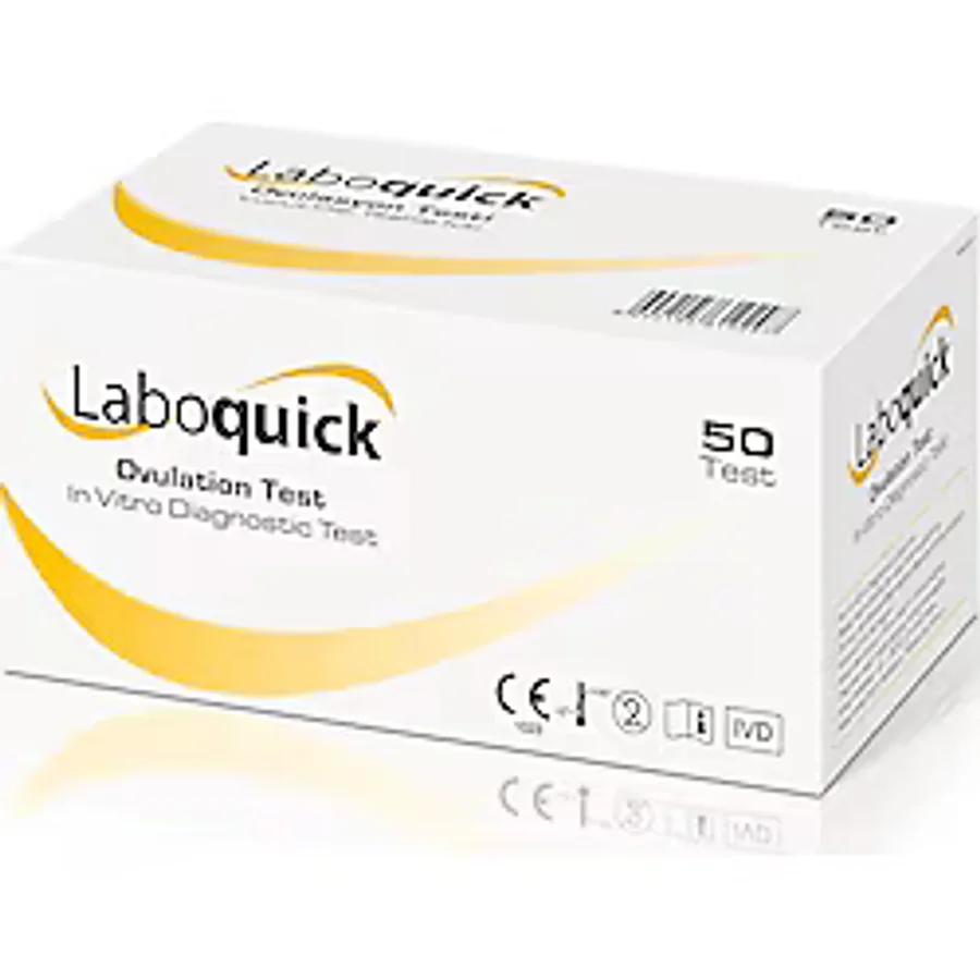 Laboquick Ovülasyon Testi 50 Test + Ultra Erken Gebelik Testi 1 Test x 5 Paket