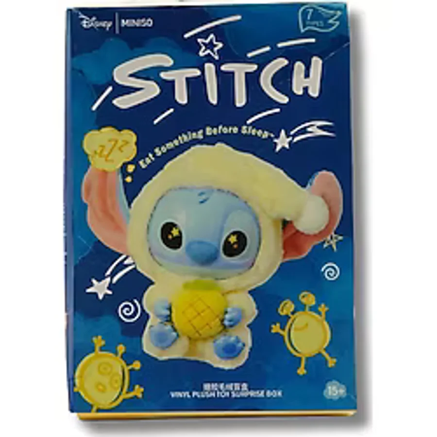 Labubu Stitch Peluş Süpriz Paket - Sarı