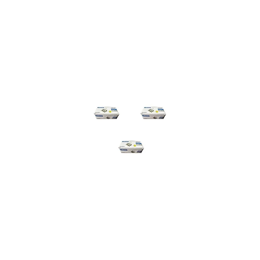 Lacco 816 32 Mm. Orta Boy Metal Çelik Siyah Kağıt Kıskacı Ataş Evrak Mandalı - 12 Adetlik 3 Paket - 36 Adet