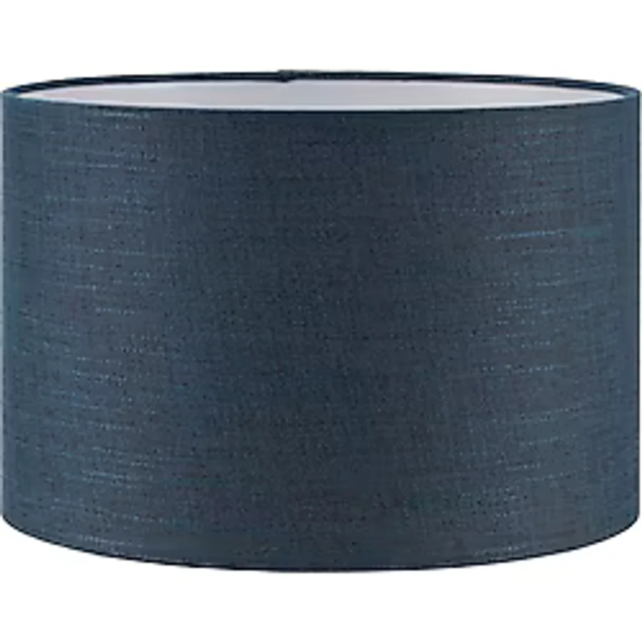 Lacivert Silindir Lambader Başlığı Çap 30 Cm Kumaş Lb818