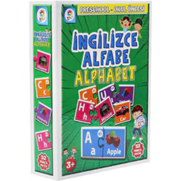 Laço İngilizce Alfabe (Alphabet) 52 Parça Okul Öncesi Eğitim Seti