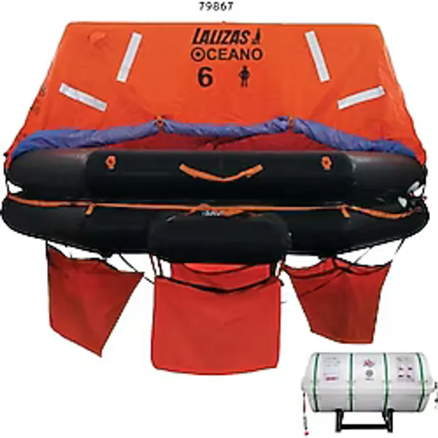 Lalızas Cansalı Solas Oceano,throw-overboard Type,6 Prs,kanister A