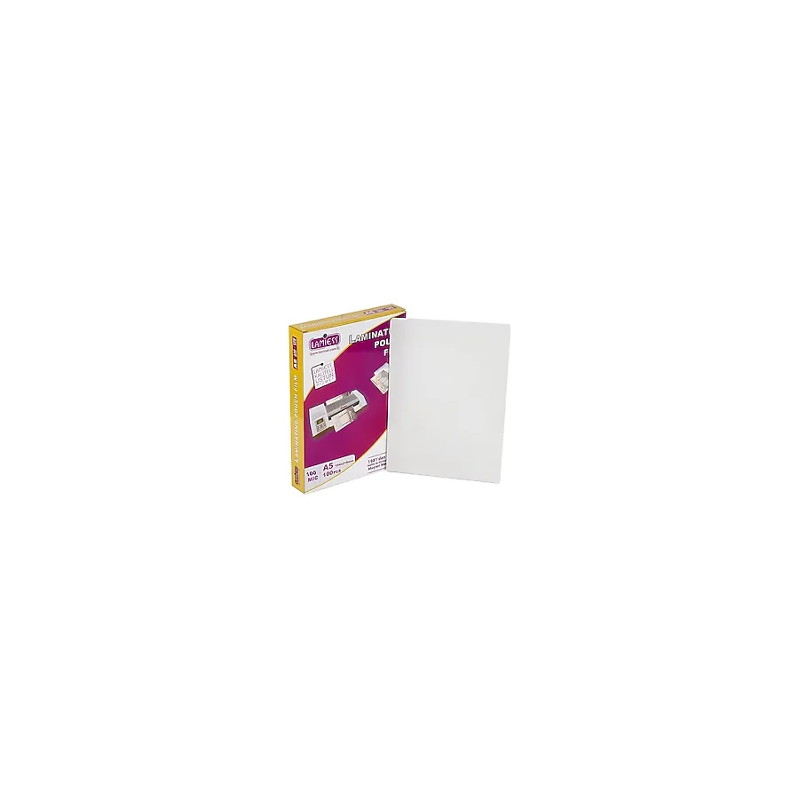 Lamiess A-5 154 x 216 mm 100 Mıc.polyester Laminasyon Filmi 100'LÜ
