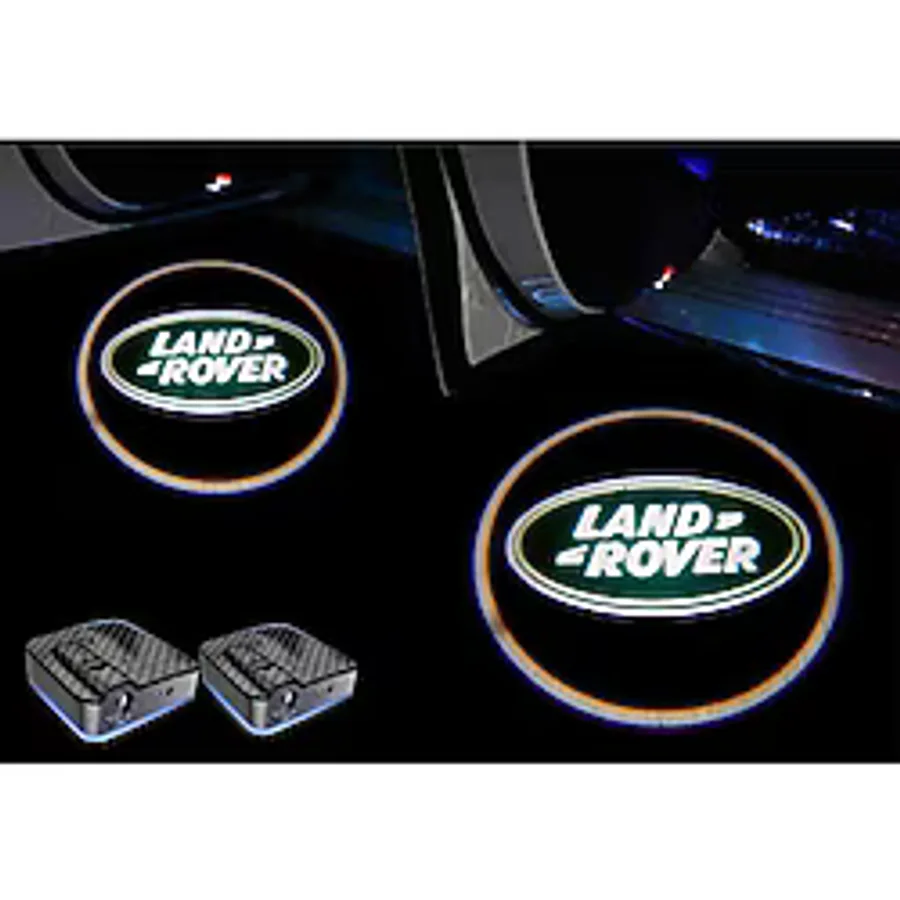 Land Rover Araçlar İçin Pilli Yapıştırmalı Kapı Altı Led Logo