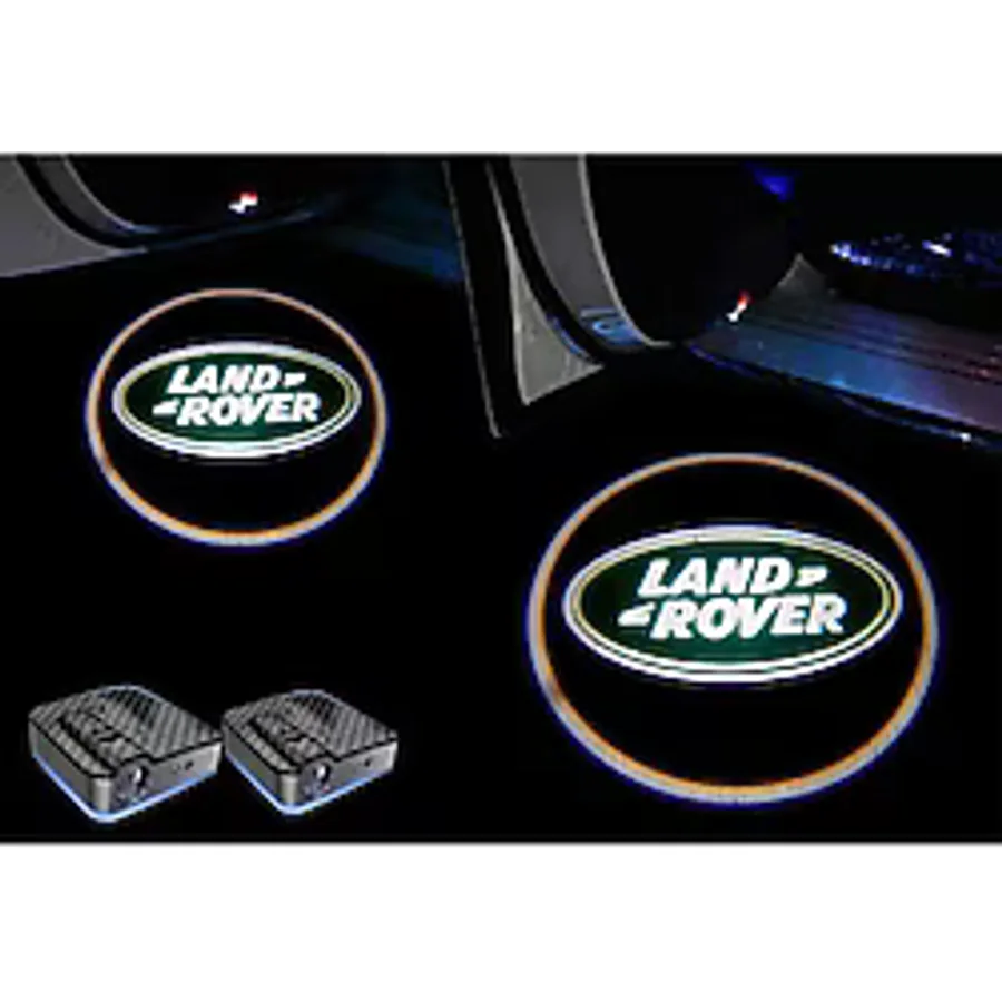 Land Rover Araçlar İçin Pilli Yapıştırmalı Kapı Altı Led Logo