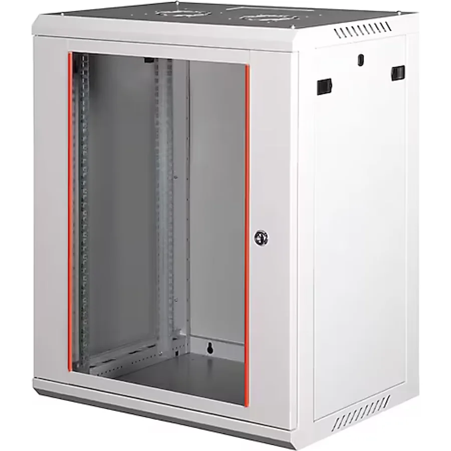 Lande 18u 19" Duvar Tipi Rack Kabinet Genişlik: 600 Mm Derinlik: 450 Mm Açık Gri