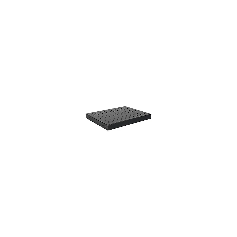 LANDE 19" Sabit Rack Raf - 600 mm Derinlikte Kabinetler İçin Siyah