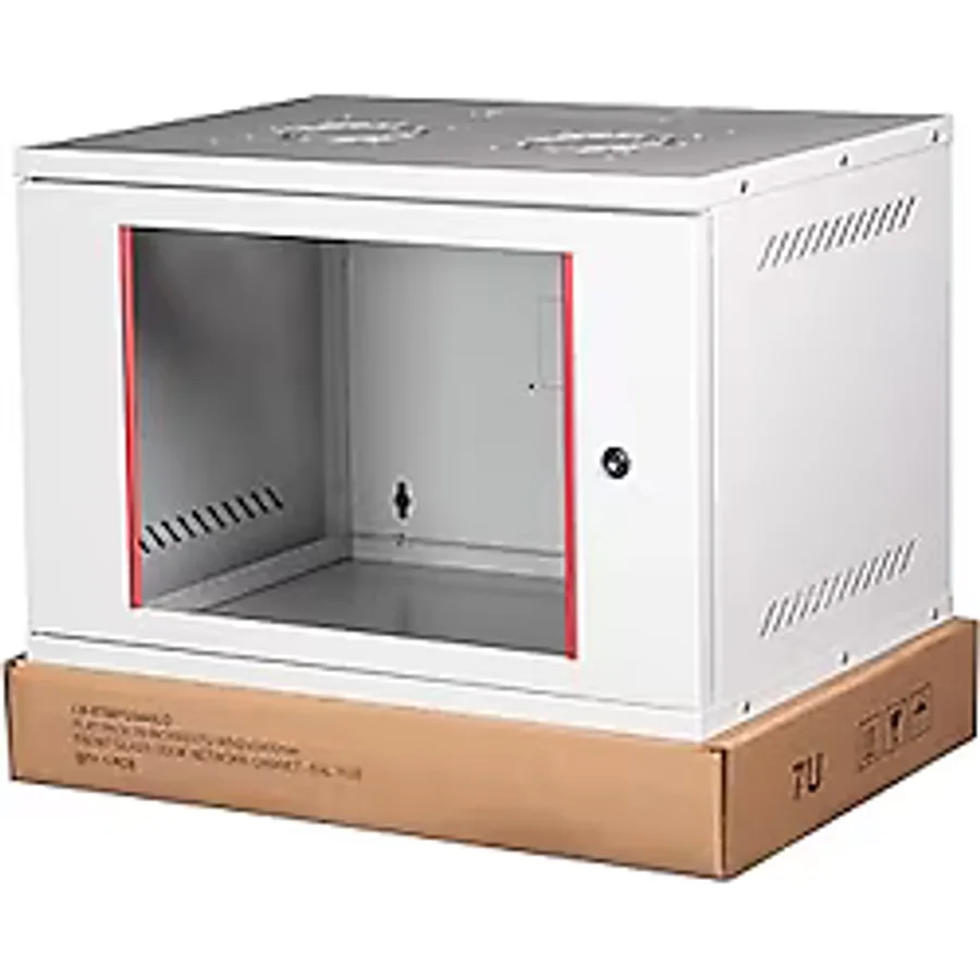 Lande 4U 19 Security Box Duvar Tipi Kabinet, Demonte, 542mm Genişlik, 400mm Derinlik, Açık Gri Renk