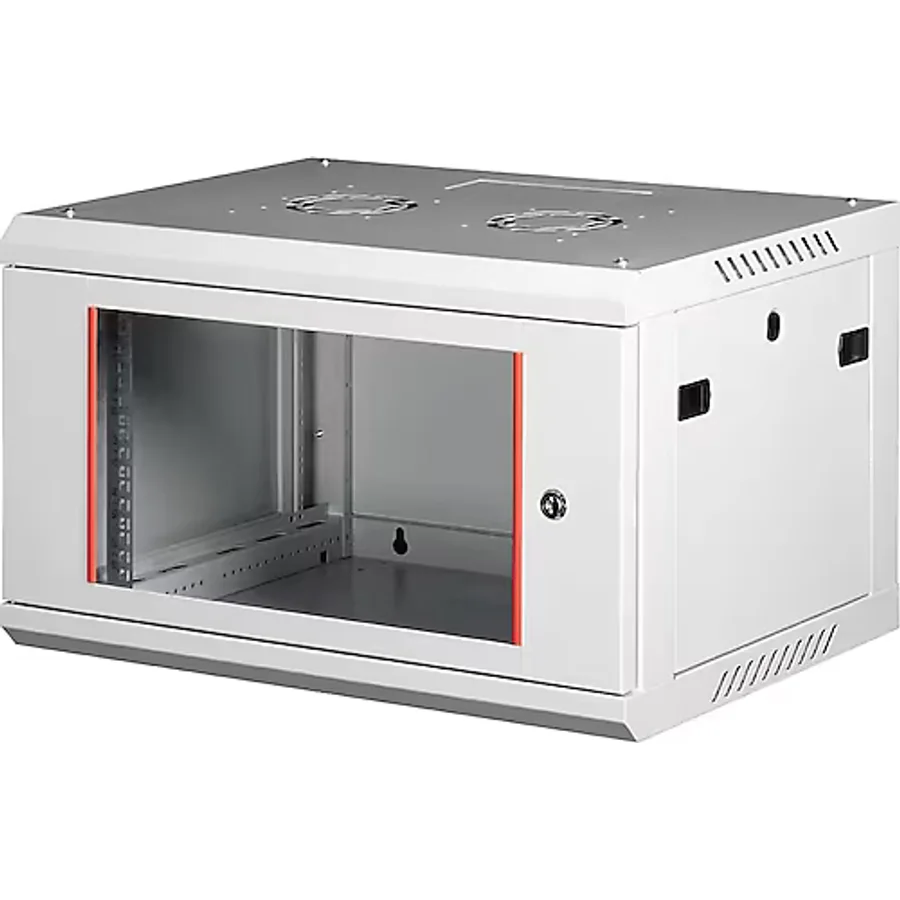Lande - 6u 19" Duvar Tipi Rack Kabinet Genişlik: 600 Mm Derinlik: 450 Mm Açık Gri