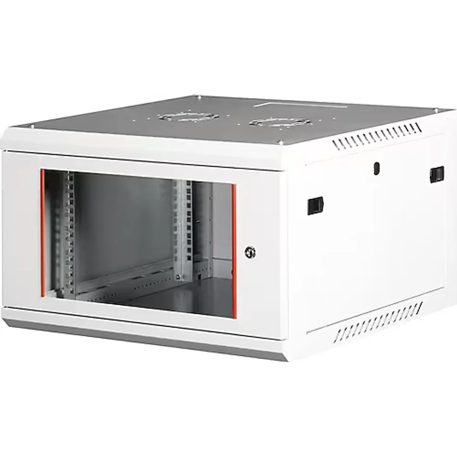 Lande - 6u 19" Duvar Tipi Rack Kabinet Genişlik: 600 Mm Derinlik: 600 Mm Açık Gri Demonte