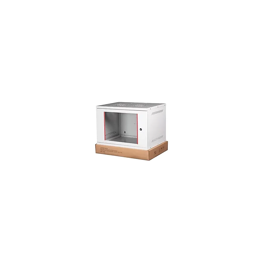 Lande 7U 19 Security Box Duvar Tipi Kabinet, Demonte, 542mm Genişlik, 400mm Derinlik, Açık Gri Renk