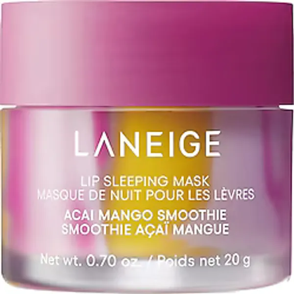 Laneige Lip Sleeping Mask Smoothie Açai Mangue - Sınırlı Üretim Gece Dudak Maskesi Smoothie