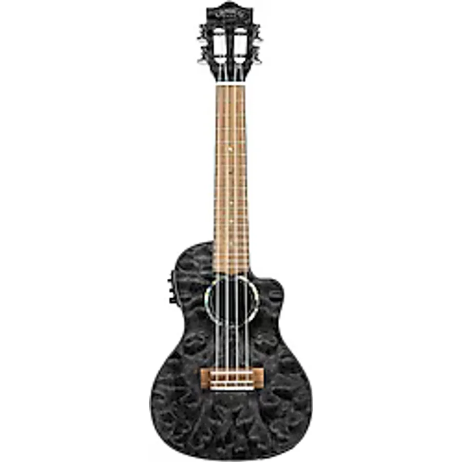 Lanikai QM-BKCEC Quilted Maple Concert Elektro Ukulele