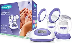 Lansinoh 2'si 1 Arada Çiftli Elektrikli Göğüs Pompası