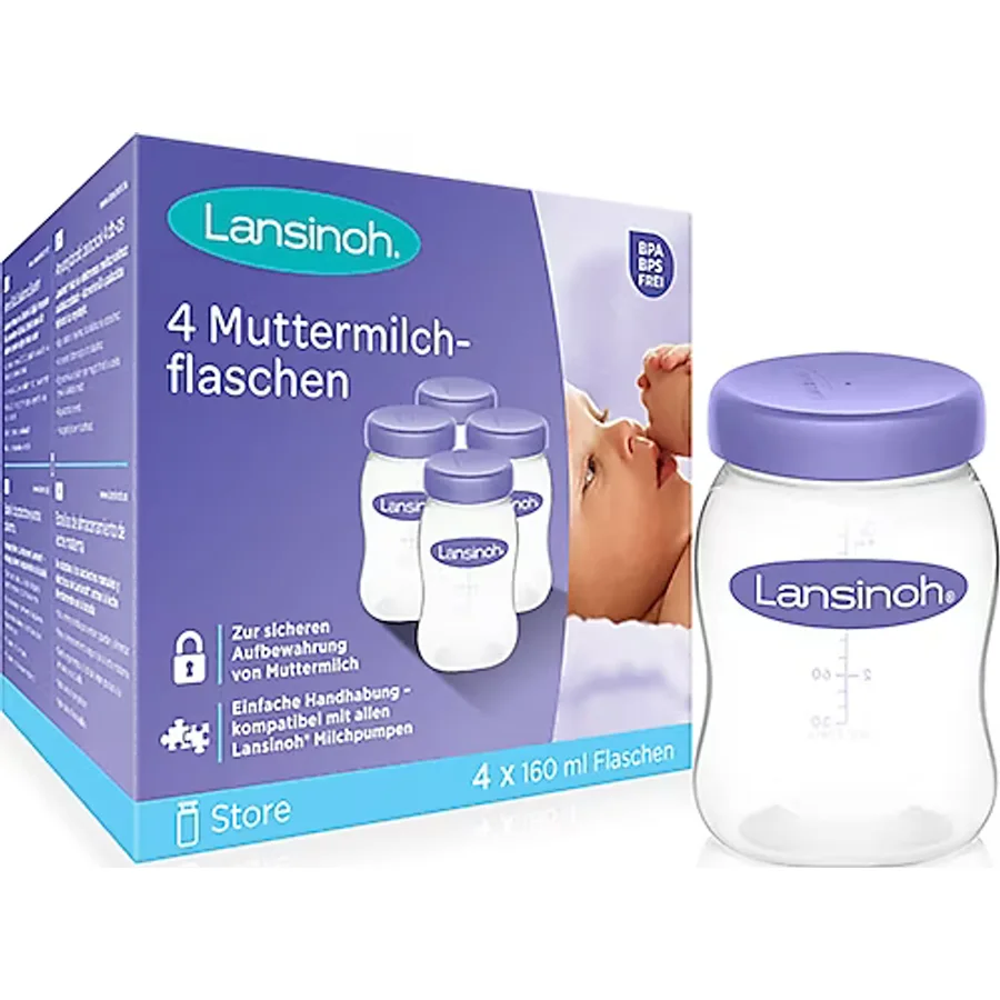 Lansinoh 4'lü Süt Saklama Şişesi