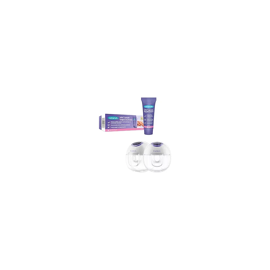 Lansinoh Giyilebilir Çiftli Göğüs Pompası ve Göğüs Ucu Kremi - Standart