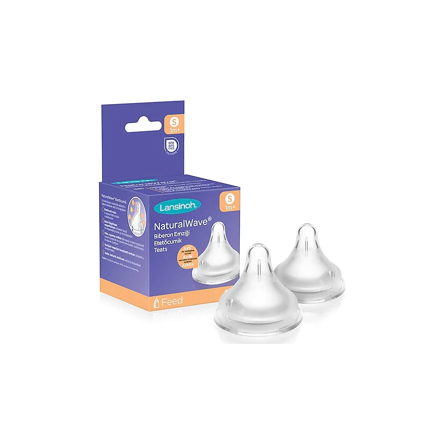Lansinoh Natural Wave Yavaş Akış Biberon Emziği