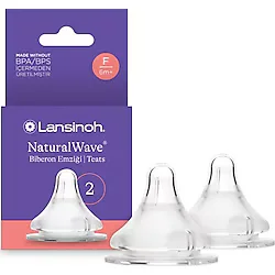 LANSINOH NaturalWave 2'li Biberon Emziği Hızlı Akışlı (6 Ay+)