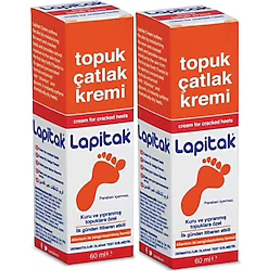 Lapitak Topuk Çatlak Kremi 60 ml 2 Adet