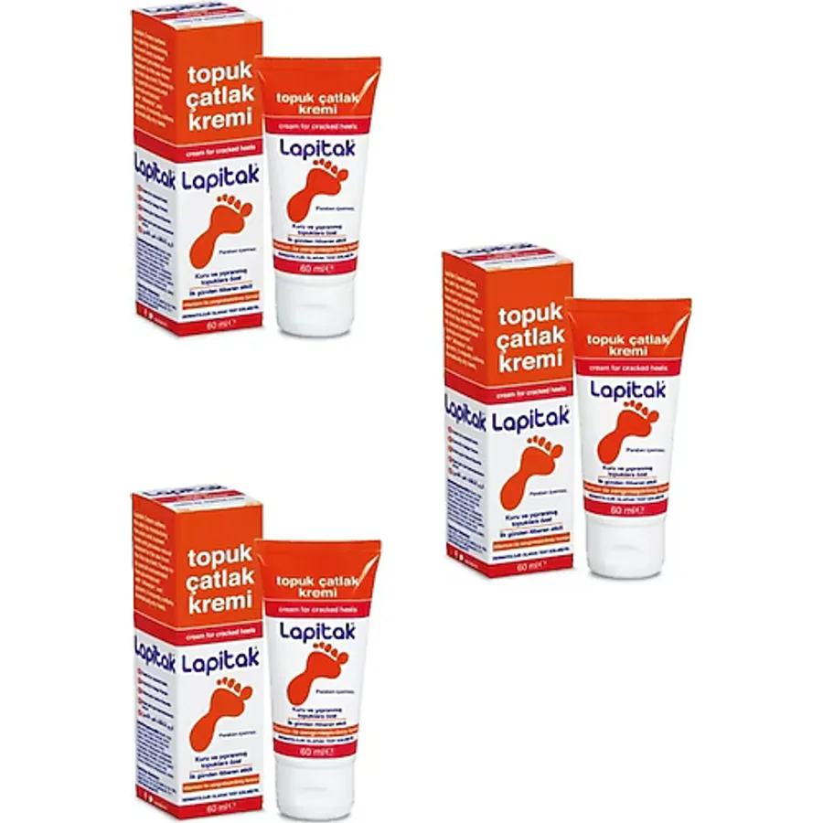 Lapitak Topuk Çatlak Kremi 60 ml 3 Adet