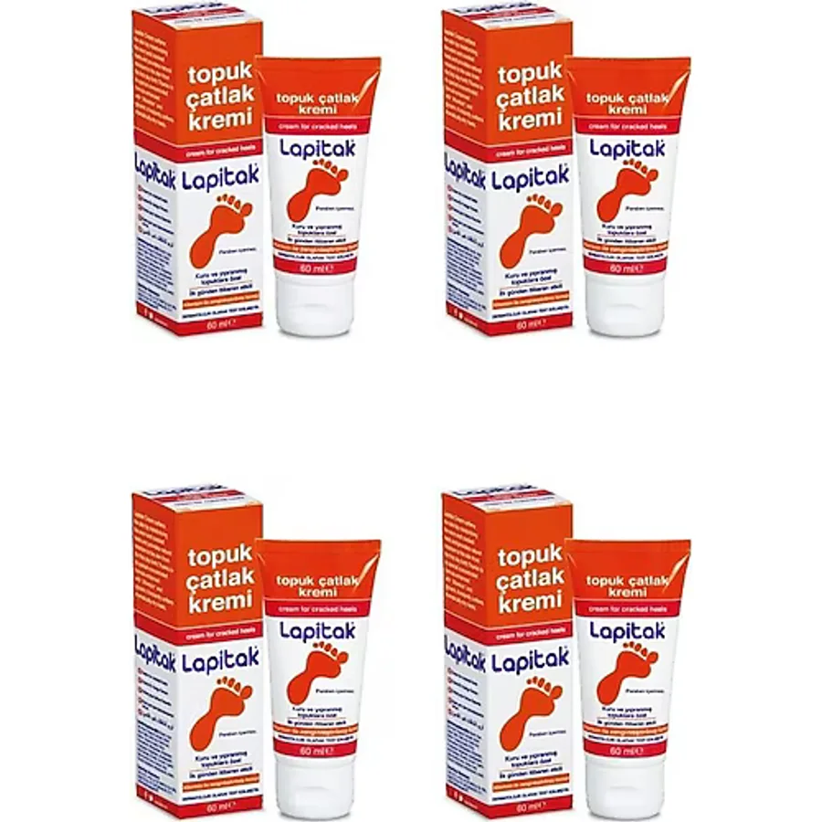 Lapitak Topuk Çatlak Kremi 60 ml 4 Adet