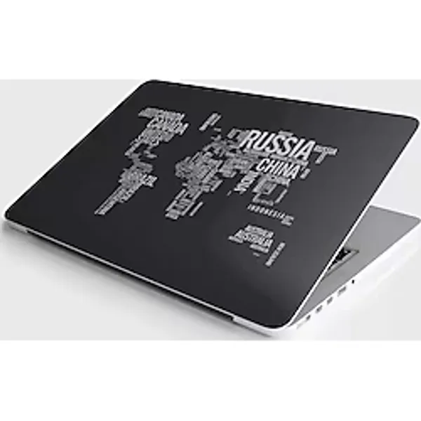Laptop Sticker Bilgisayar Notebook PC Kaplama Etiketi Ülkeler
