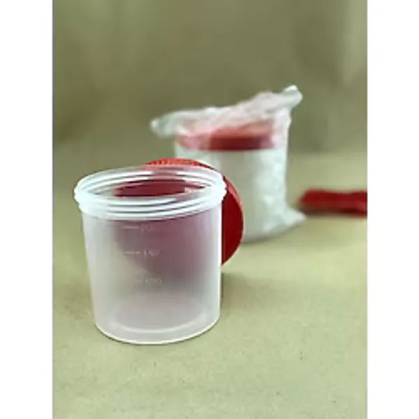 Lara Buklet 200 ml 50 ADET Şahit Numune Kabı - Ölçekli, Vidalı Kapaklı, Sızdırmaz Numune Kabı