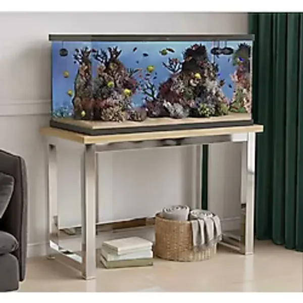 Lara Design Krom Akvaryum Sehpası, Dayanıklı Akvaryum Sehpası