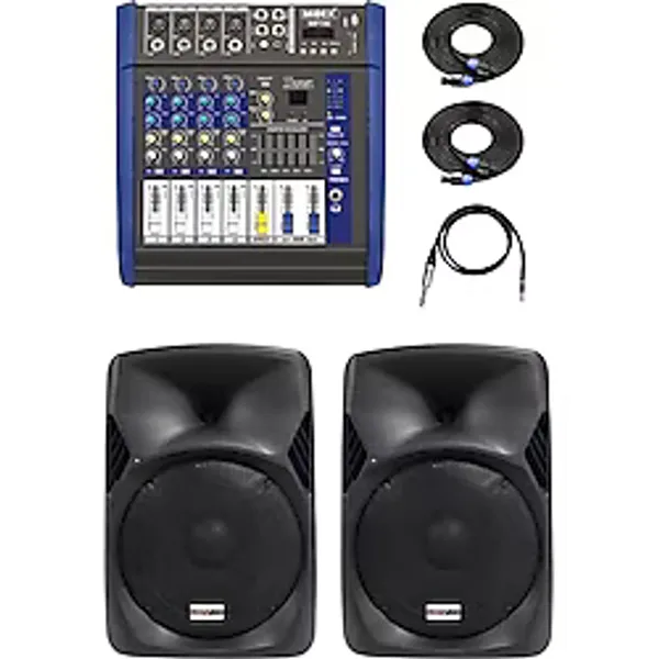 Lastvoice Bronz Paket-1 Profesyonel Ses Sistemi Mikser Hoparlör Ekipman Seti