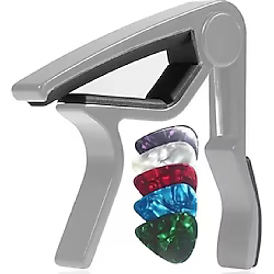 Lastvoice LCT-90SL Gitar Capo Metal Kapo Kaliteli 5 Adet Pena Hediye