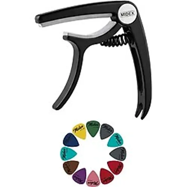 Lastvoice LCT-999 Black Gitar Capo Metal Kapo Kaliteli 5 Adet Pena Hediye